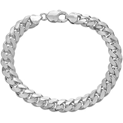 Silver Miami Cuban Link Bracelet