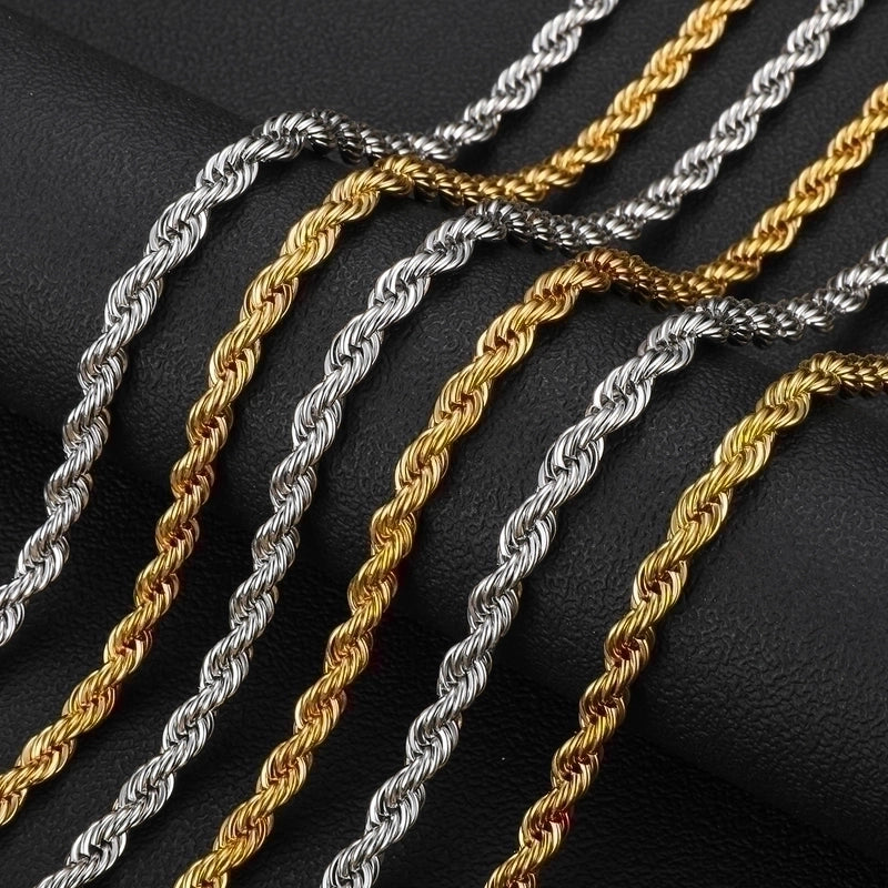 Rope Chain in 14k Gold