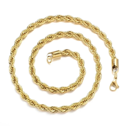 Rope Chain in 14k Gold