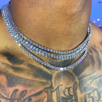 Tennis Chain in 14k Gold