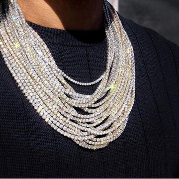 Tennis Chain in 14k Gold