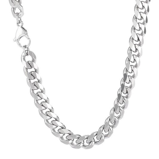 Silver Cuban link chain