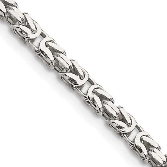 Sterling Silver Byzantine Chain