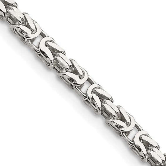 Sterling Silver Byzantine Chain