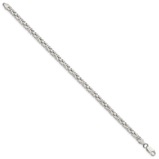 Sterling Silver Byzantine Bracelet