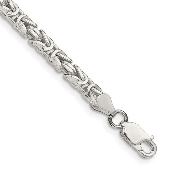 Sterling Silver Byzantine Bracelet