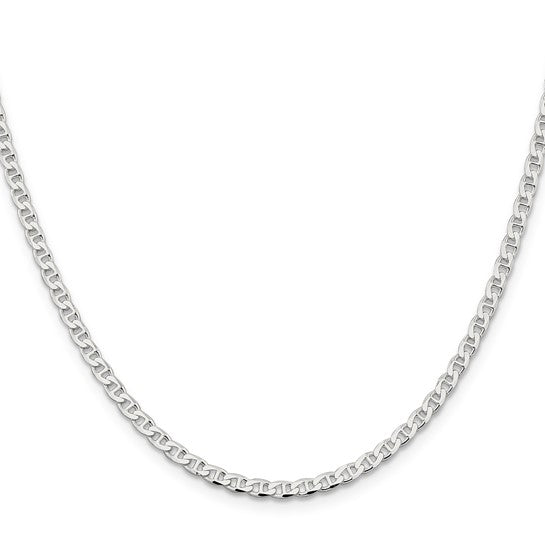 Sterling Silver Flat Anchor Curb Chain