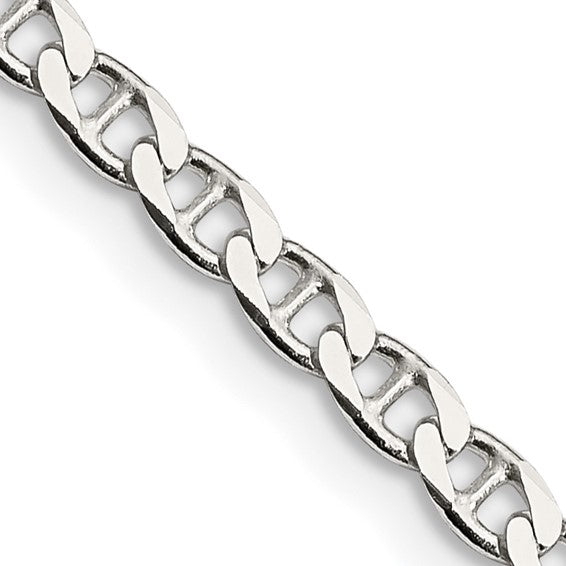 Sterling Silver Flat Anchor Curb Chain