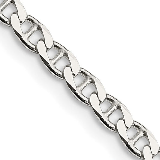 Sterling Silver Flat Anchor Curb Chain