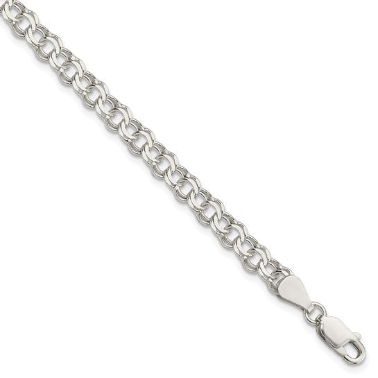 Sterling Silver Doubled Link Bracelet