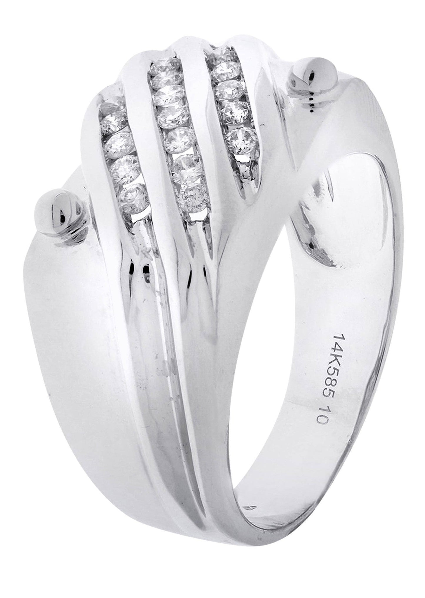 Mens Diamond Ring| 0.41 Carats| 9.81 Grams