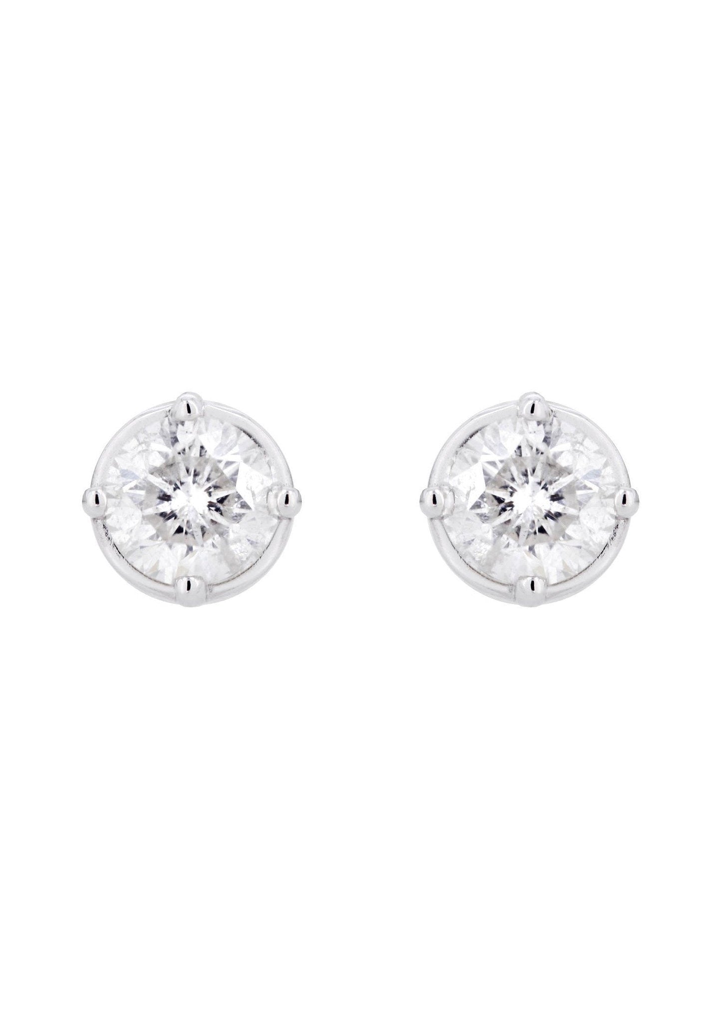 Round Diamond Stud Earrings | 1.1 Carats