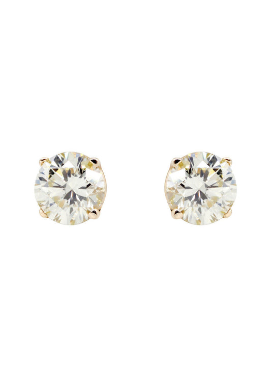 Round Diamond Stud Earrings | 0.26 Carats