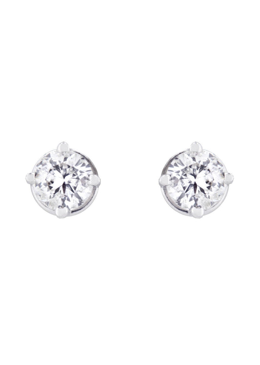 Round Diamond Stud Earrings | 0.65 Carats