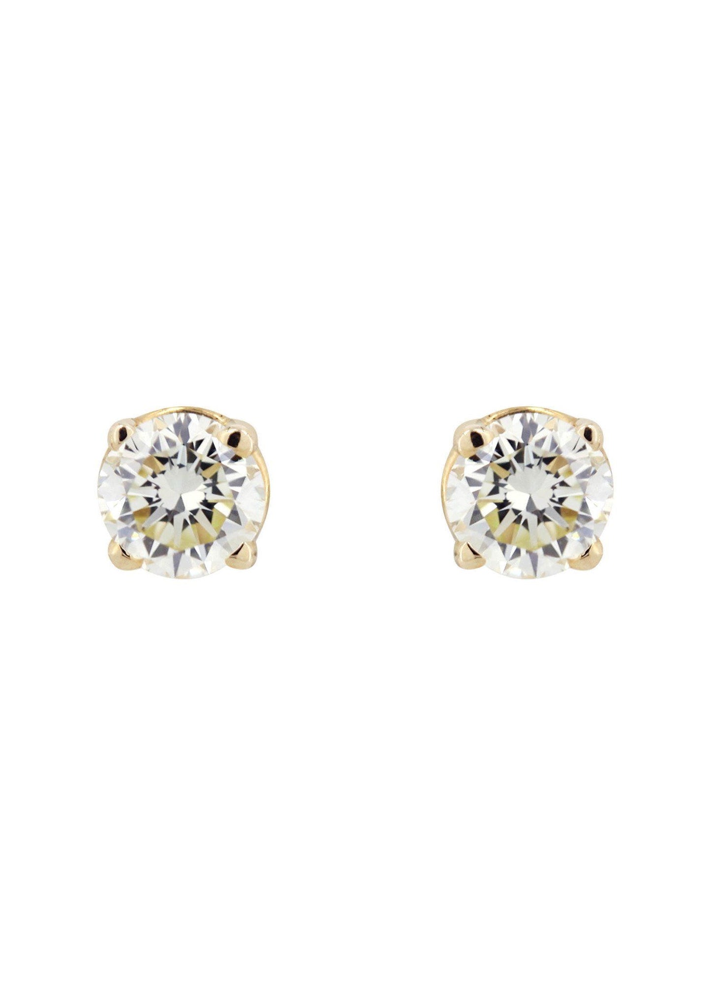 Round Diamond Stud Earrings | 0.3 Carats