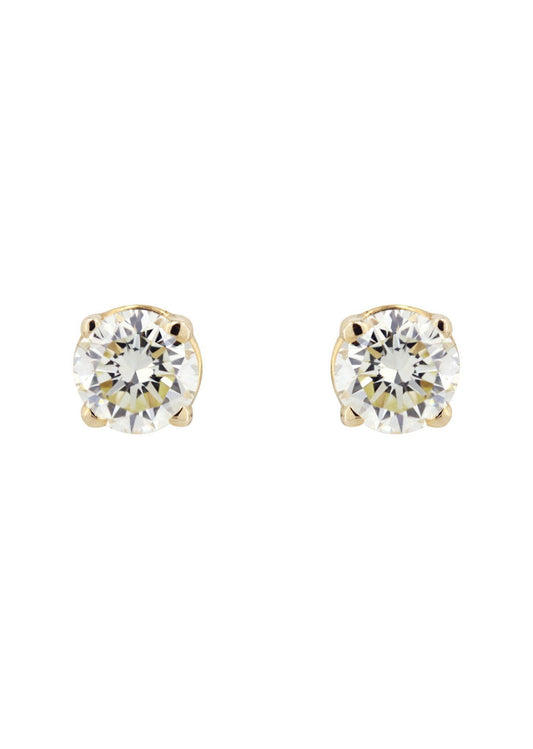 Round Diamond Stud Earrings | 0.3 Carats