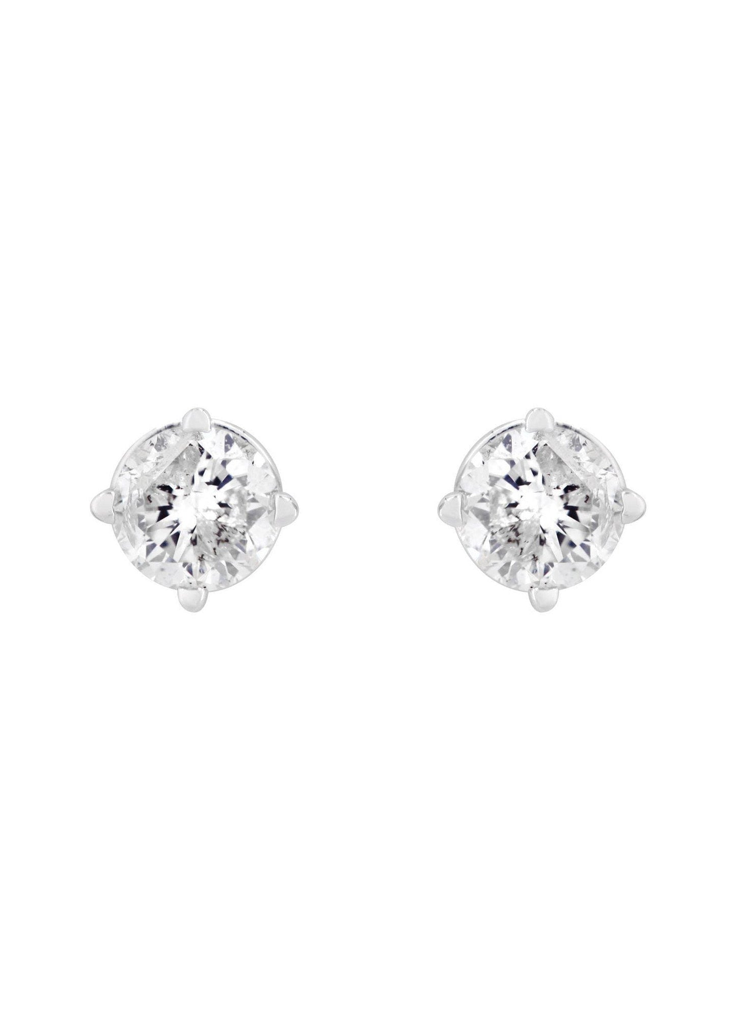 Round Diamond Stud Earrings | 0.35 Carats