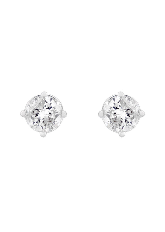 Round Diamond Stud Earrings | 0.35 Carats