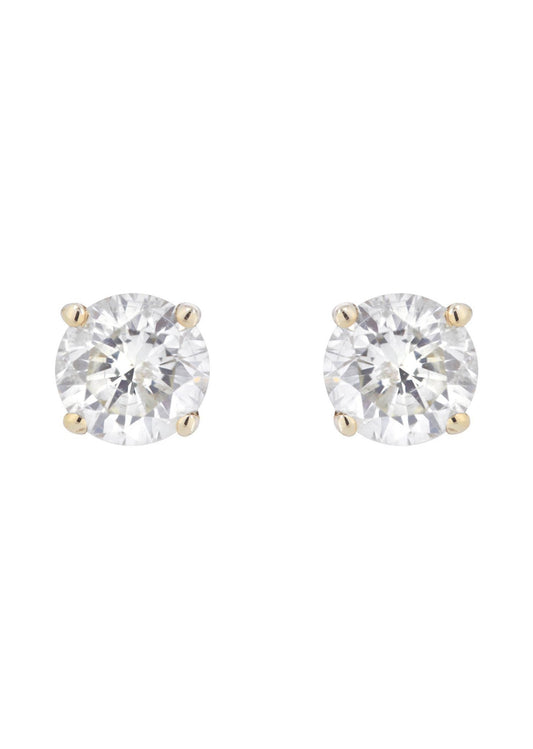 Round Diamond Stud Earrings | 1.15 Carats