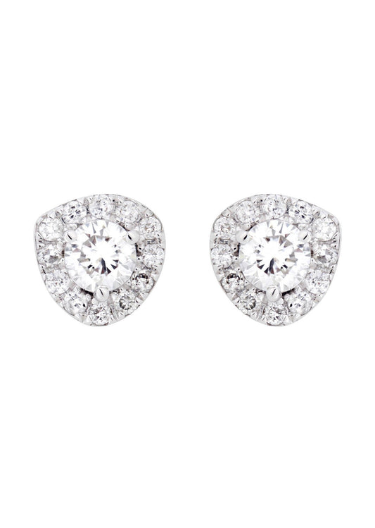 Round Diamond Stud Earrings | 0.49 Carats