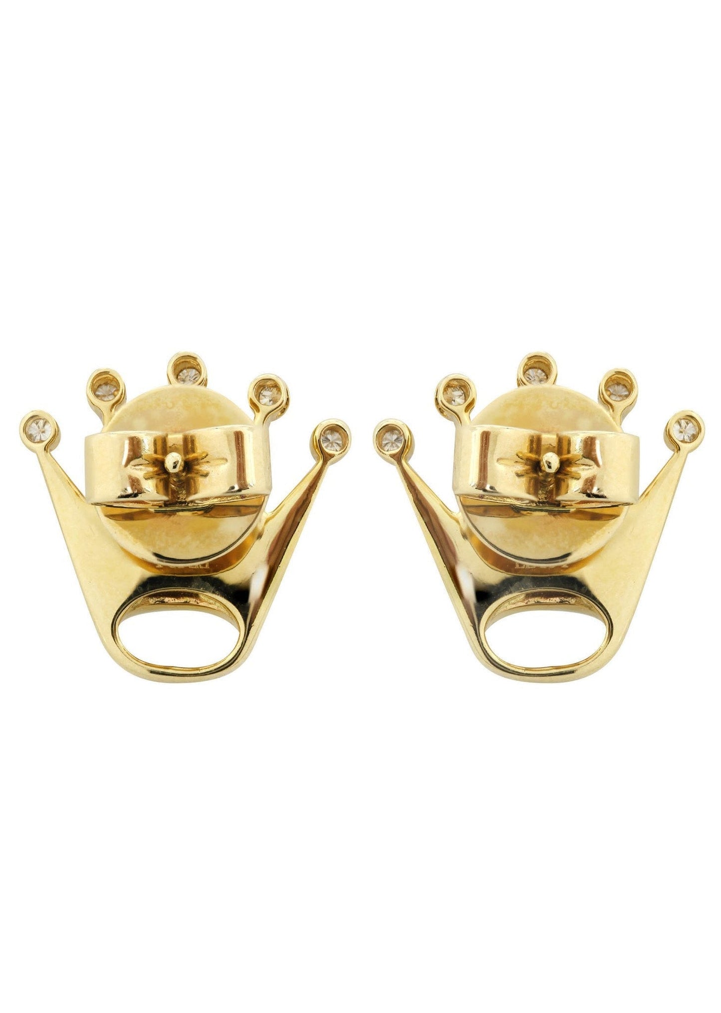 Diamond Earrings For Men | 14K Yellow Gold | 0.58 Carats
