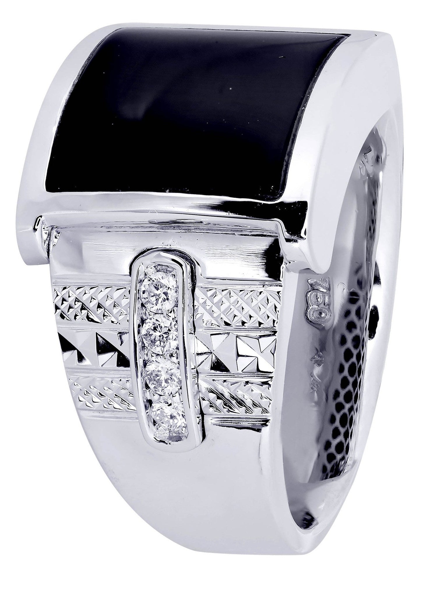 Mens Diamond Ring| 0.21 Carats| 15.67 Grams
