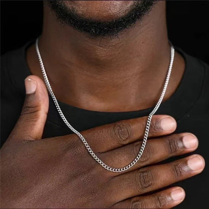 Silver Micro Cuban Link