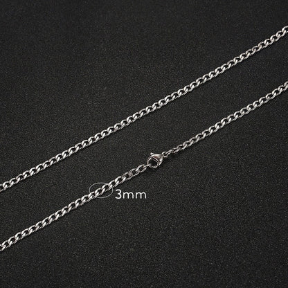 Silver Micro Cuban Link