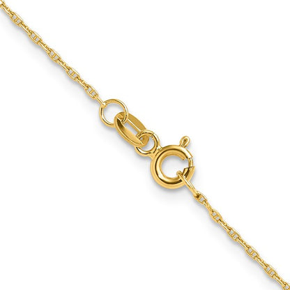 14k Yellow Gold Mariners Link Chain Necklaces