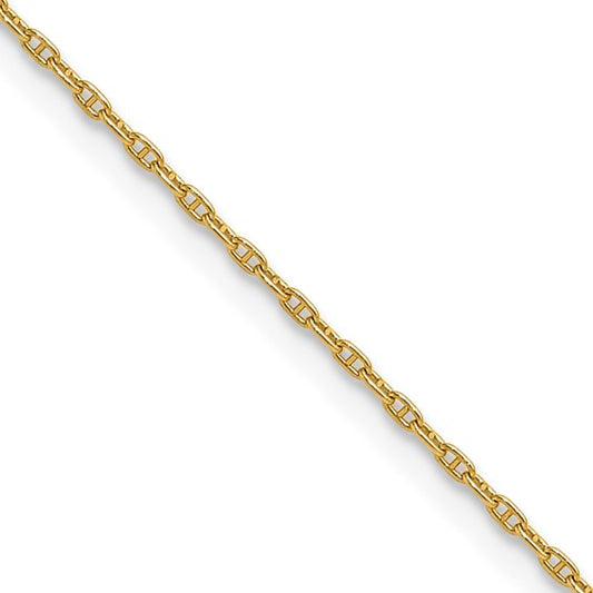 14k Yellow Gold Mariners Link Chain Necklaces