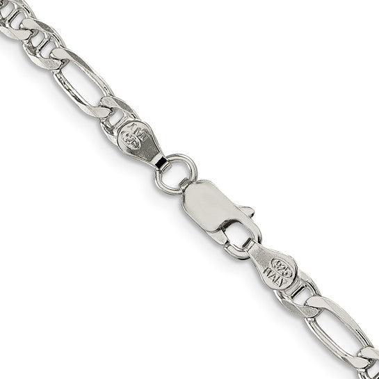 Sterling Silver Figaro Anchor Chain