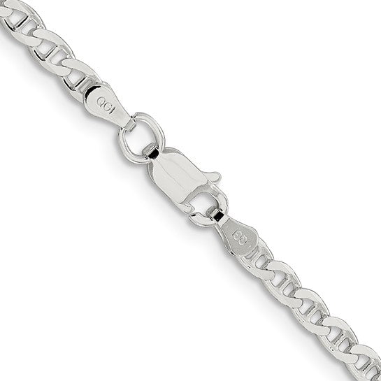 Sterling Silver Flat Cuban Anchor Chain