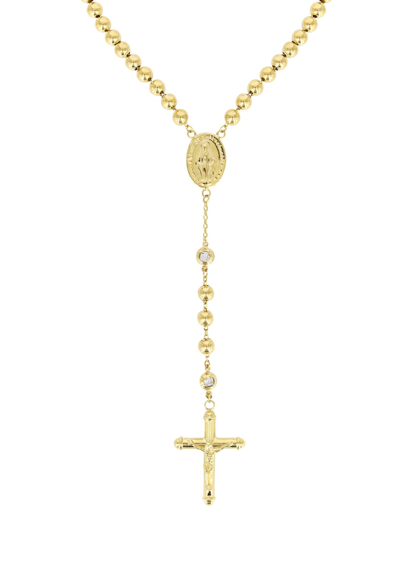 14K Yellow Gold Rosary Chain