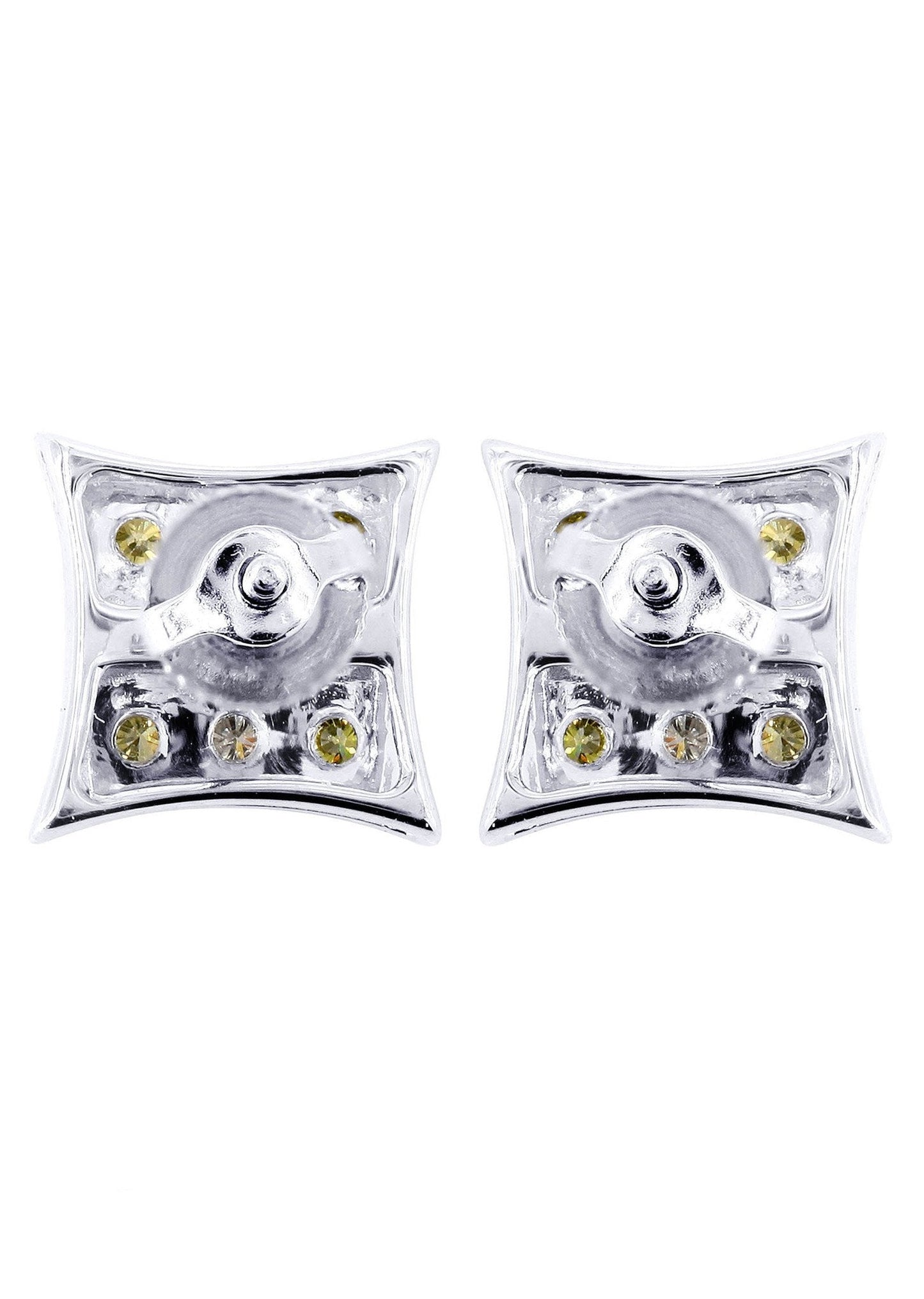 Diamond Earrings For Men | 0.22 Carats 14K White Gold