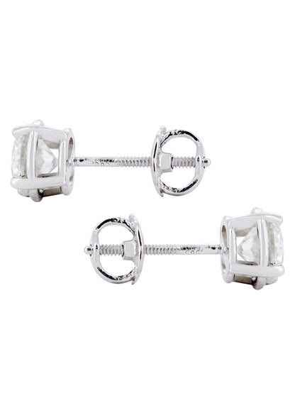 Round Diamond Stud Earrings | 1 Carat