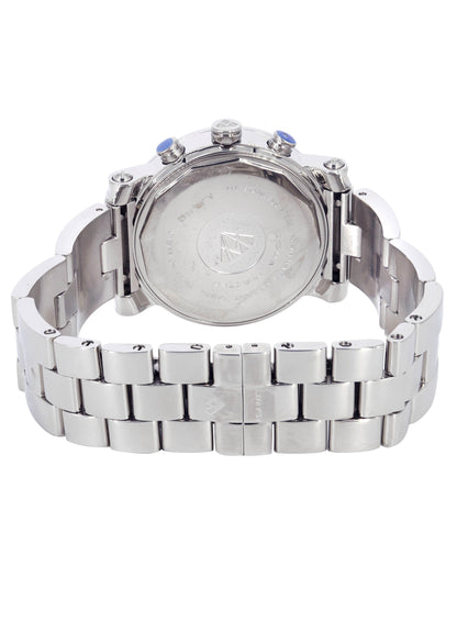 Mens White Gold Tone Diamond Watch | Appx. 1.75 Carats