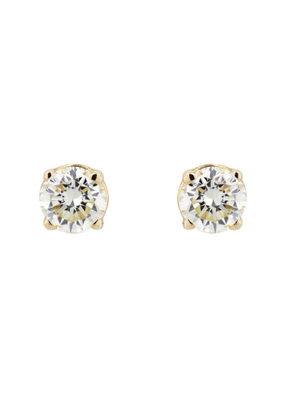 Round Diamond Stud Earrings | 0.3 Carats