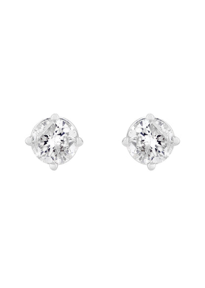 Round Diamond Stud Earrings | 0.35 Carats