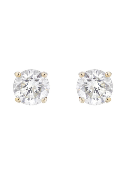Round Diamond Stud Earrings | 1.15 Carats
