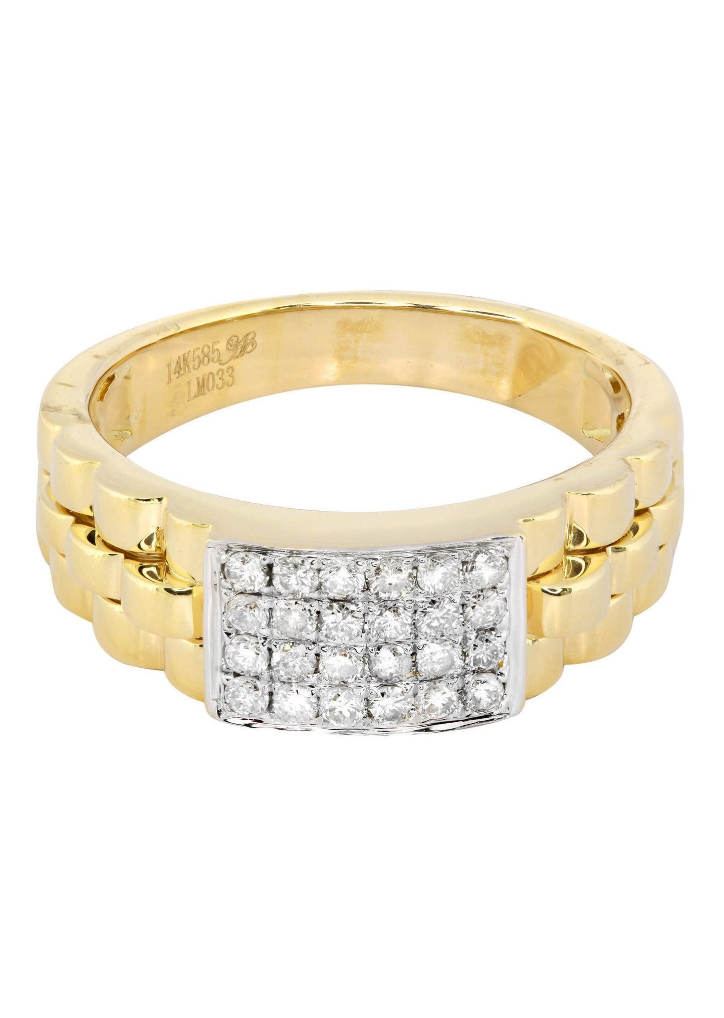 Mens Diamond Pinky Ring| 0.43 Carats| 7.05 Grams