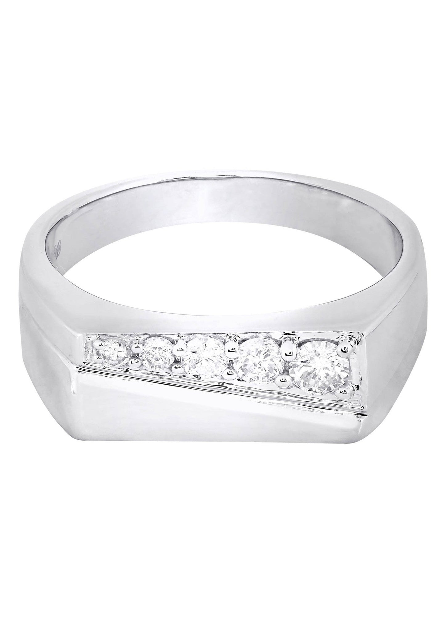 Mens Diamond Ring| 0.41 Carats| 8.57 Grams